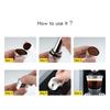 Kaffeestampfer aus Edelstahl 304 zum Pressen von Espressopulver für Dolce Gusto Nespresso Kapseln und Siebträger