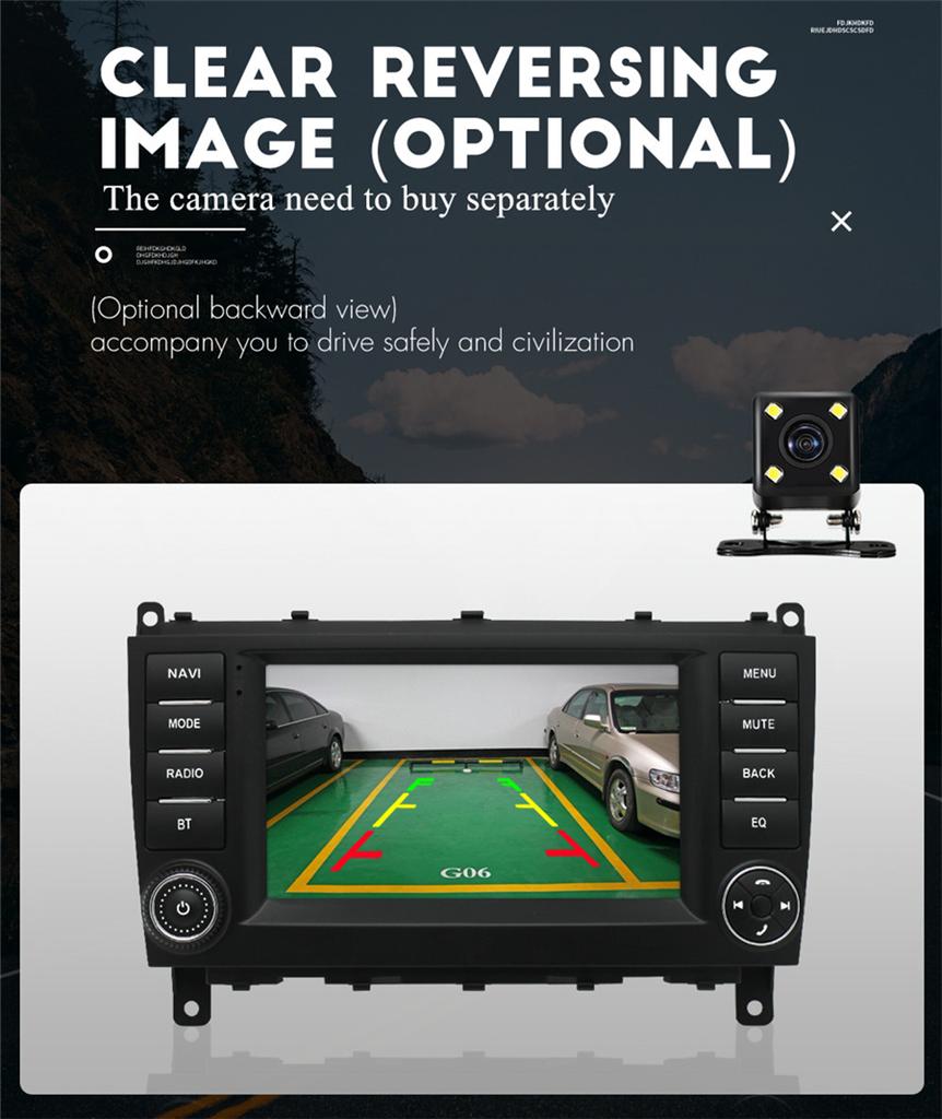 Portable Carplay Screen For Mercedes-benz Clk-class W209