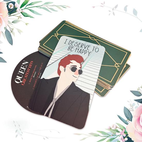 

20 шт., колода с аффирмациями «Добрые предзнаменования», изысканный узор, широко используемые позитивные ежедневные открытки с аффирмациями, вдохновляющие подарки