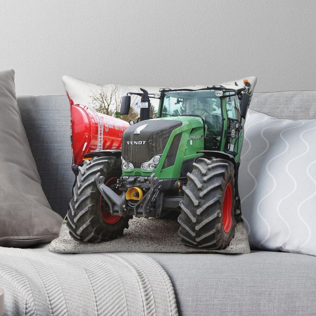 Fendt 828 Vario Pillowcase Polyester Linen Velvet Printed Zip Decor Throw Pillow Case Bed Cushion Cover 18"