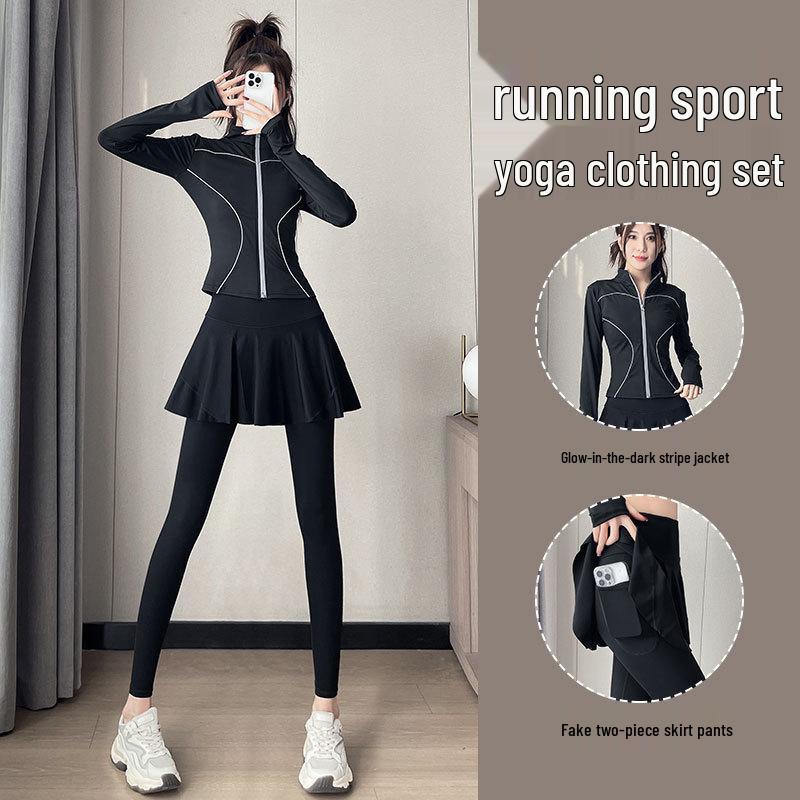 2024 Women's Quick-Dry Yoga & Running Sportswear Set - High-End, Fashionable Ins Style Gym Suit