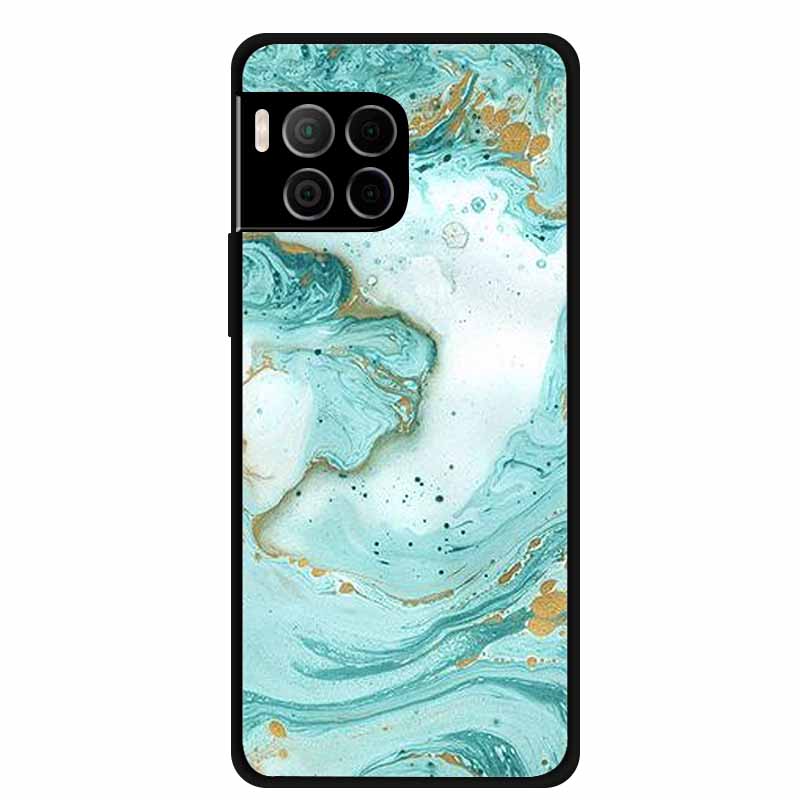For T-Mobile REVVL 7 Pro Case Revvl7 Pro Luxury Soft Silicone Phone Case for T Phone 2 Pro 5G Gradient Color Marble Funda Bumper