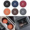 2Pcs Car Suede Water Cup Pad Anti-slip Coaster Accessorys For Renault DACIA Scenic Loguna Twingo Symbol Fluence Espace Clio HH41