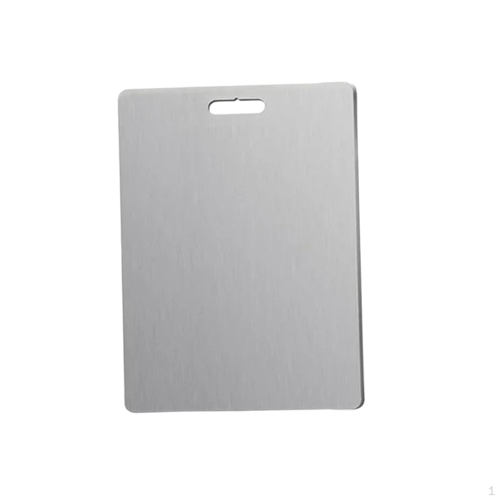 

Разделочная доска, пластина для размораживания мяса, коврик для хлеба, разделочная доска для теста, нержавеющая сталь 29cmx20cm