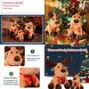Adorable Christmas Elk Plush Toy Soft And Cuddly Deer Plushie Doll For Festive Decor