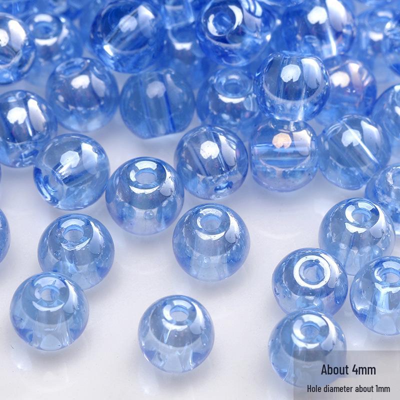 Blauer Glas-Reiskorn-Haarnadel: Handgefertigter Schmuck-Accessoire im antiken chinesischen Stil