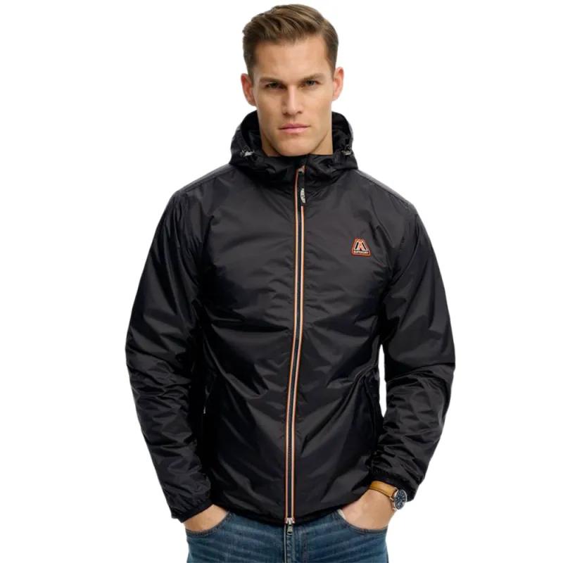Superdry Herren Schwarz Windjacke Essential Tri - Bild 2