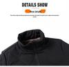 Men’s 2025 Winter Stand Collar Windproof Cotton Jacket - Thick Velvet, Middle-Aged Dad Style