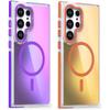 Laser Color-Changing Magnetic Dragon Phone Case for Samsung S26, Compatible with A57/A37 and A16/A05s.