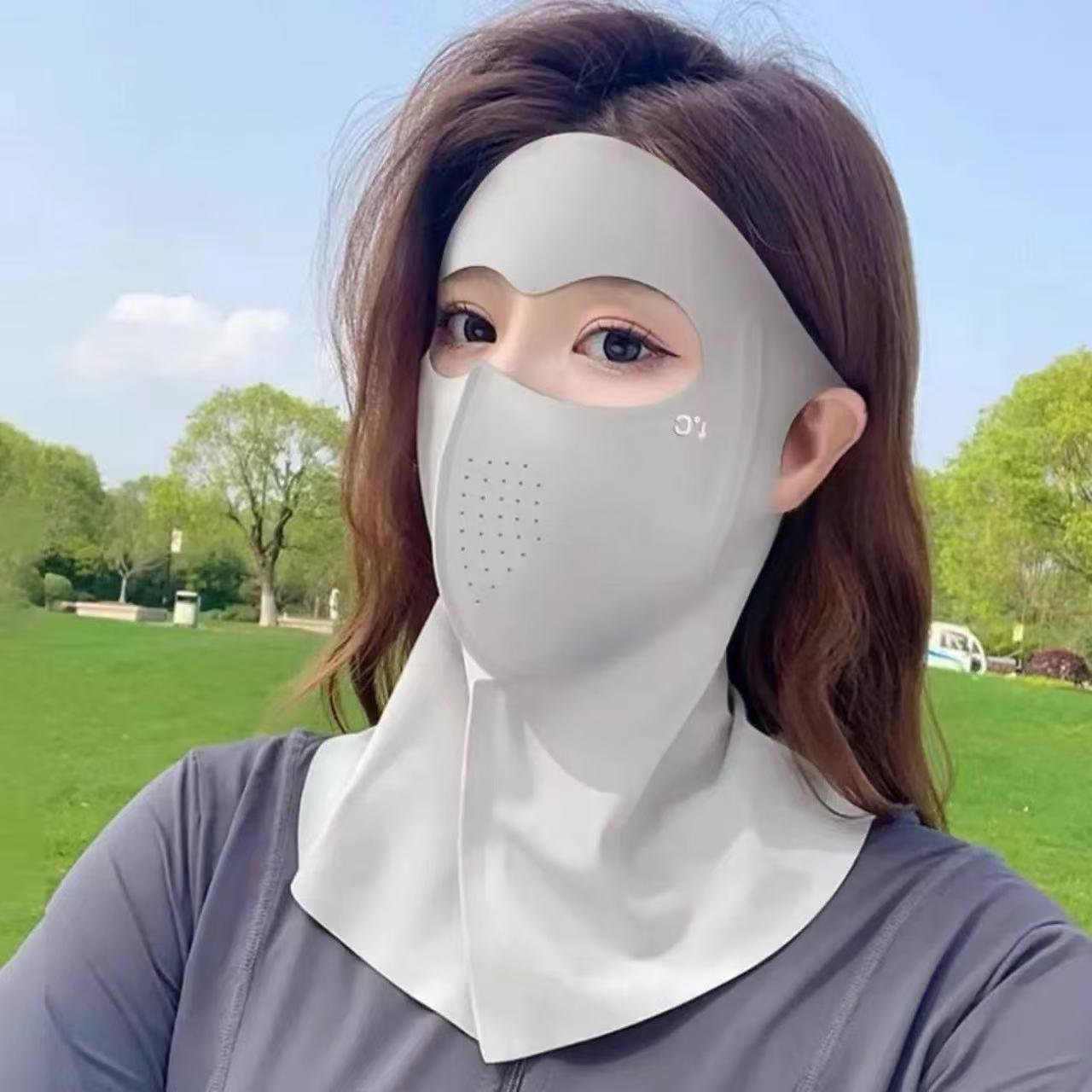 Women s Breathable UV Protection Facekini Mask for Summer Driving