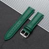 Litschi-Muster 22mm Echtes Leder Uhrenarmband für Huawei GT
