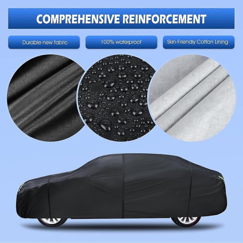 2025 Latest Model 6 Layers Car Cover Waterproof All Weather for Automobiles