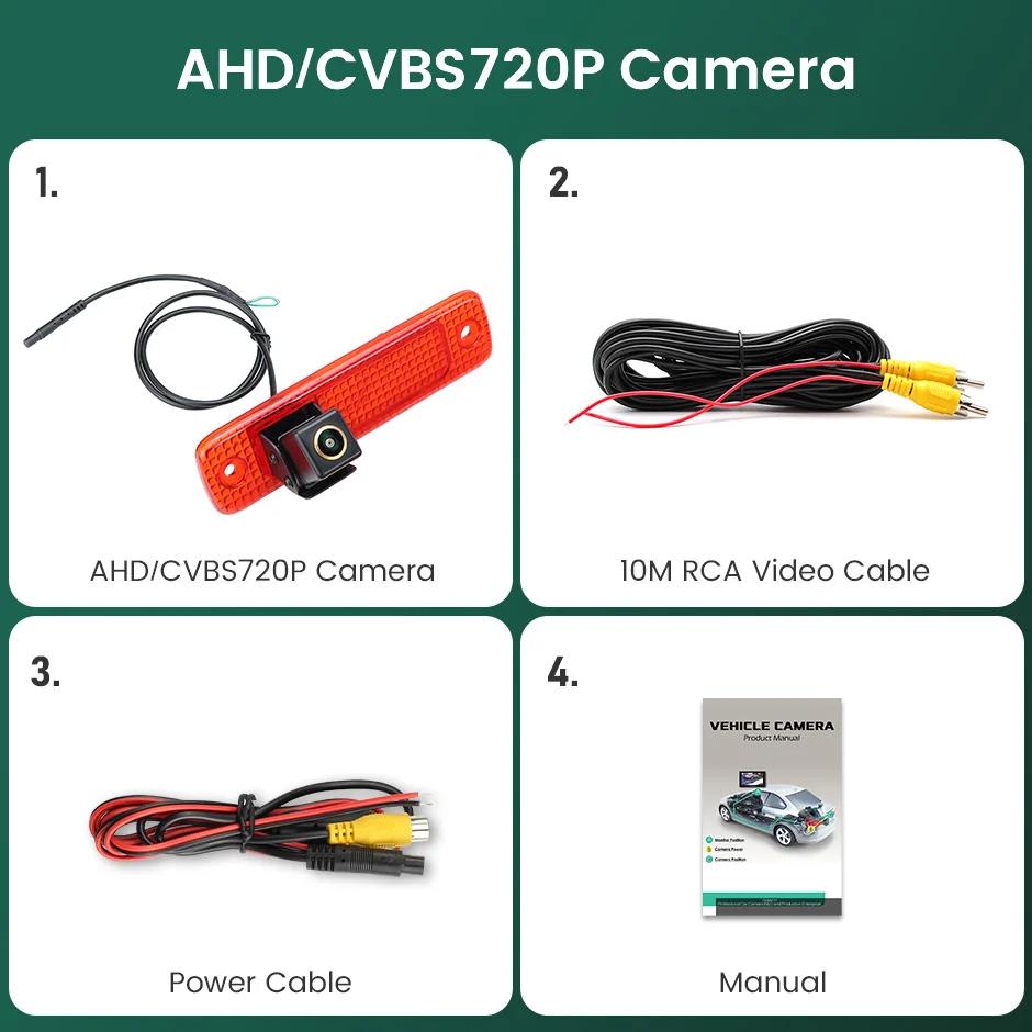 

GreenYi AHD автомобильный стоп-сигнал водонепроницаемая резервная камера заднего вида для Ford Transit MK7 2006-2013 грузовик фургон AHD1080 монитор опционально