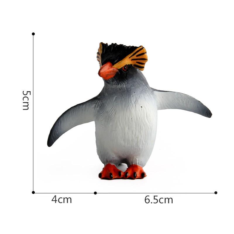 Modèle d'Animal Marin Réaliste en PVC Figurine de Manchot Empereur Antarctique Pour Collectionneurs Et Décoration