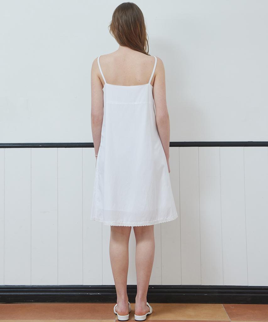 Itove Seoul Ribbon Bustier Cotton Dress