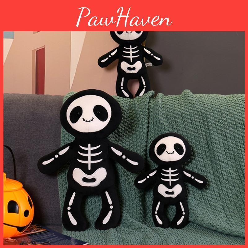 Funny Halloween Skull Bob Plush Toy For Boys Cute Doll Gift Birthday Present