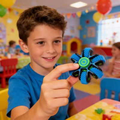 3D Printed Fidget Spinner Toy Anxiety Stress Relief Gear Spinning Toy Portable Travel Home Office Finger Roller EDC Desk Toy