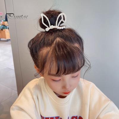 Copricapo per bambini in metallo con molla, finte perle, abbellimenti, lunghi, nappa, robusti, vari stili, da indossare ogni giorno, in lega, con orecchie da coniglio, fibbia per coda di cavallo, accessori per capelli