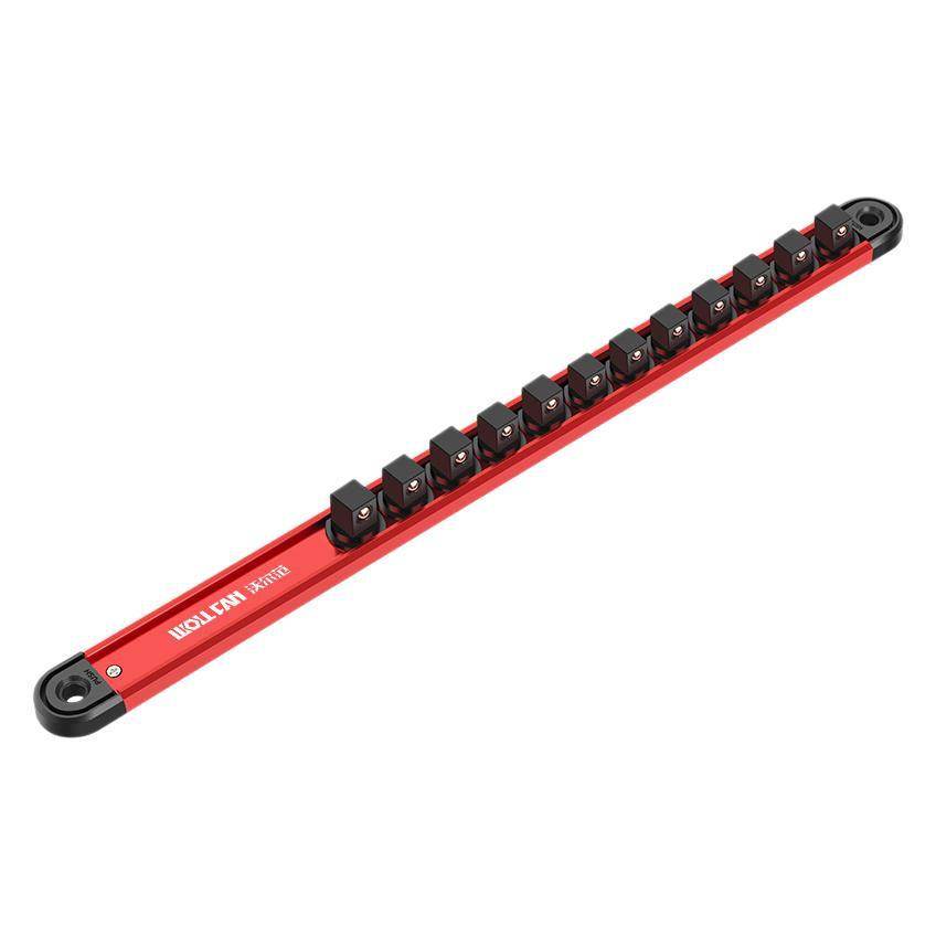 Magnetic Wall-Mounted Metal Sleeve Rack for Power Strip Storage