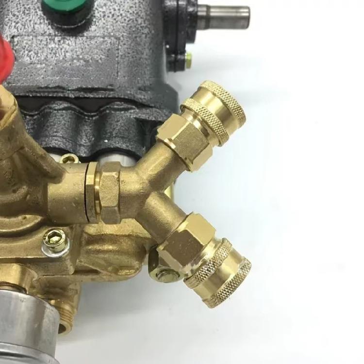 High Pressure Washer Adapter Quick Release Connector Triple Splitter Adapter 3/8inch Car Washer Outlet Adapter