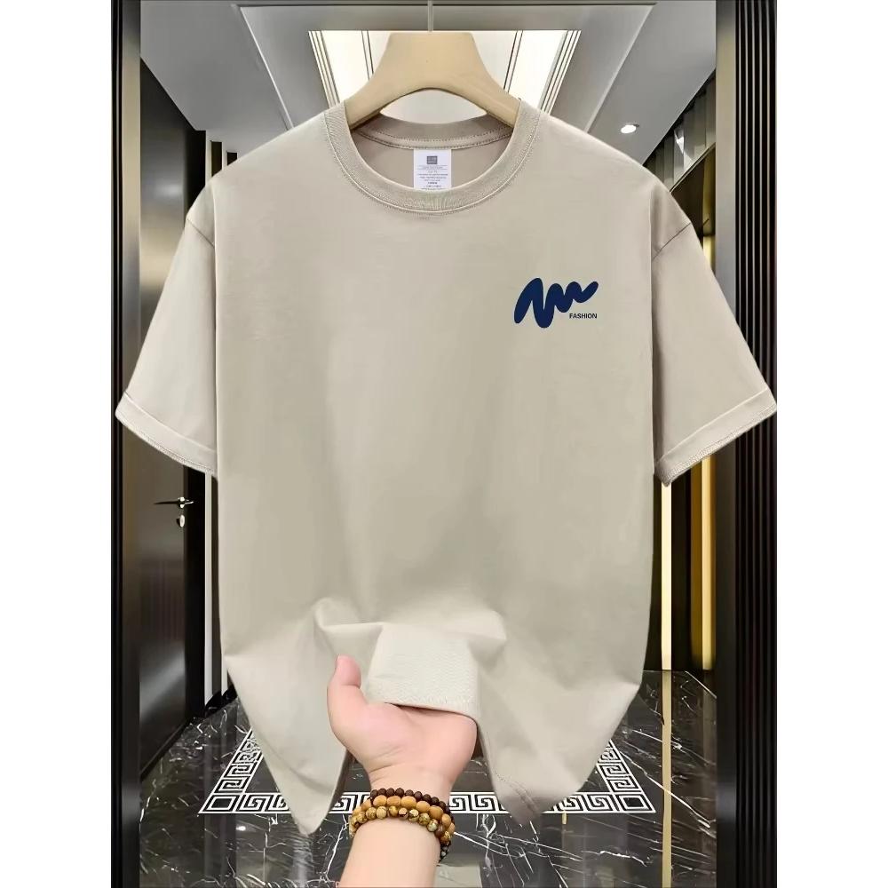 Pure Cotton Men's Tops Casual Short-sleeve Comfortable T-Shirts Men’s