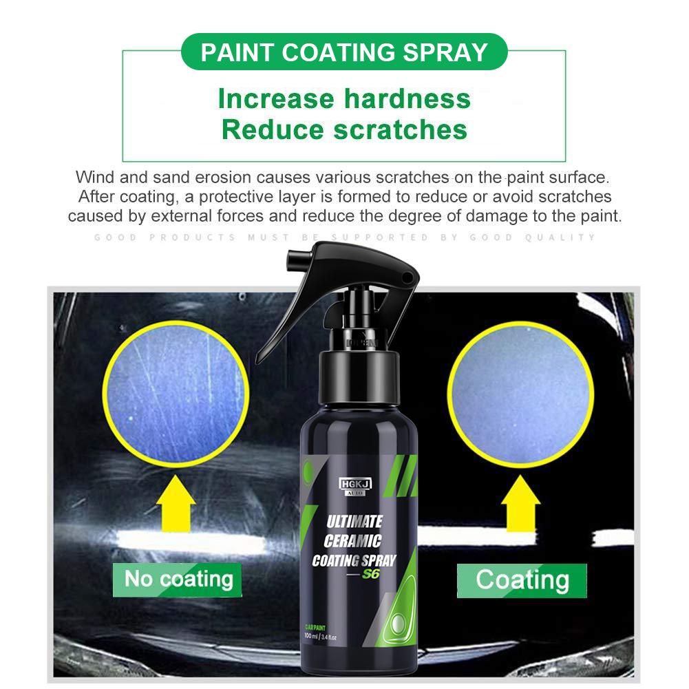 50/100ML Nano Ceramic Coating Spray High Protection Car Shield Coating Car Paint Repair Car Exterior Restorer Ceramic Spray Coat