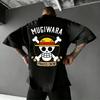 One Piece Skull Anime T Shirt Unisex Unisex Cotton Short Sleeve Summer Tops Casual Graphic Tee 2026 New Streetwear Cartoon Print Y2k