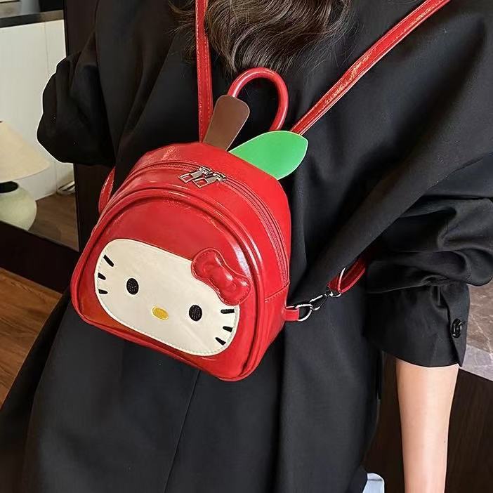 Red Sweet Adorable Design Mini Backpack For Kid Use Daily