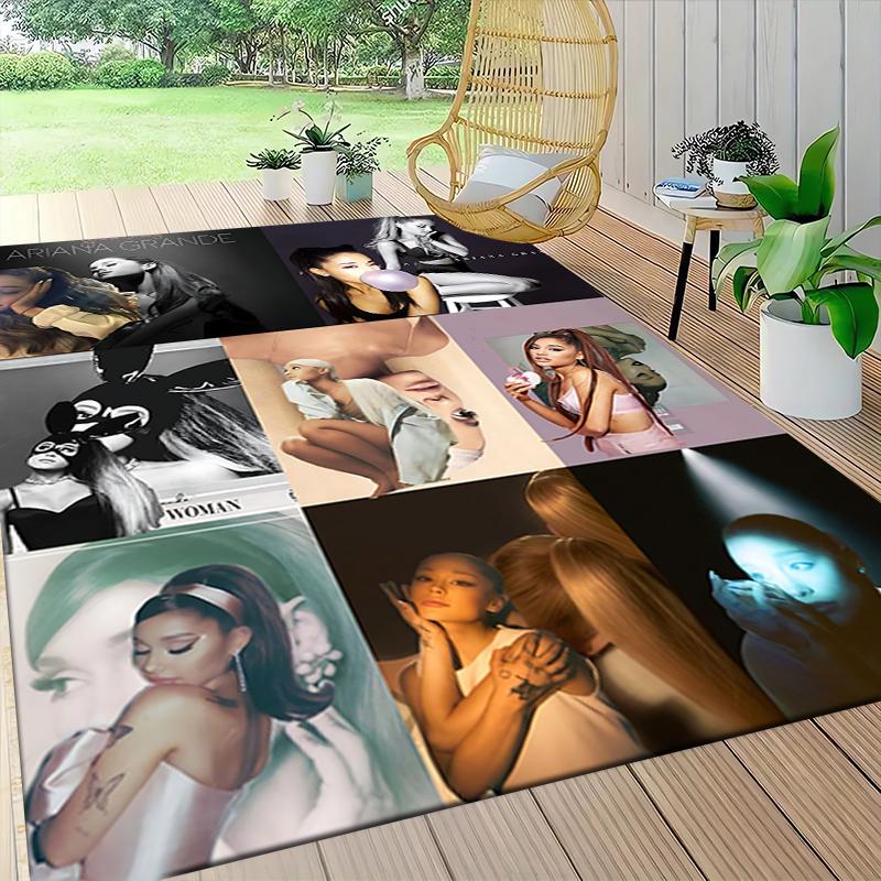 Ariana Grande'S Artistry Carpet Rug Soft Washable Antislip Home Living Room Sofa Mats Personalized Christmas Rug