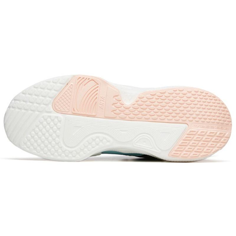 Anta Chunky Sneakers Women's Low Top Lotus Gray/Ivory White/Black Sneakers 122218812-4