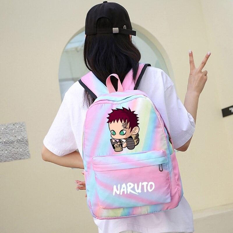 3-teiliger Schulrucksack für Mädchen Y2K mit Lunch-Taschen, Studenten-Taschen-Set, Kinder-Stifttasche, zurück zur Schule, Anime-Leinwand-Rucksack