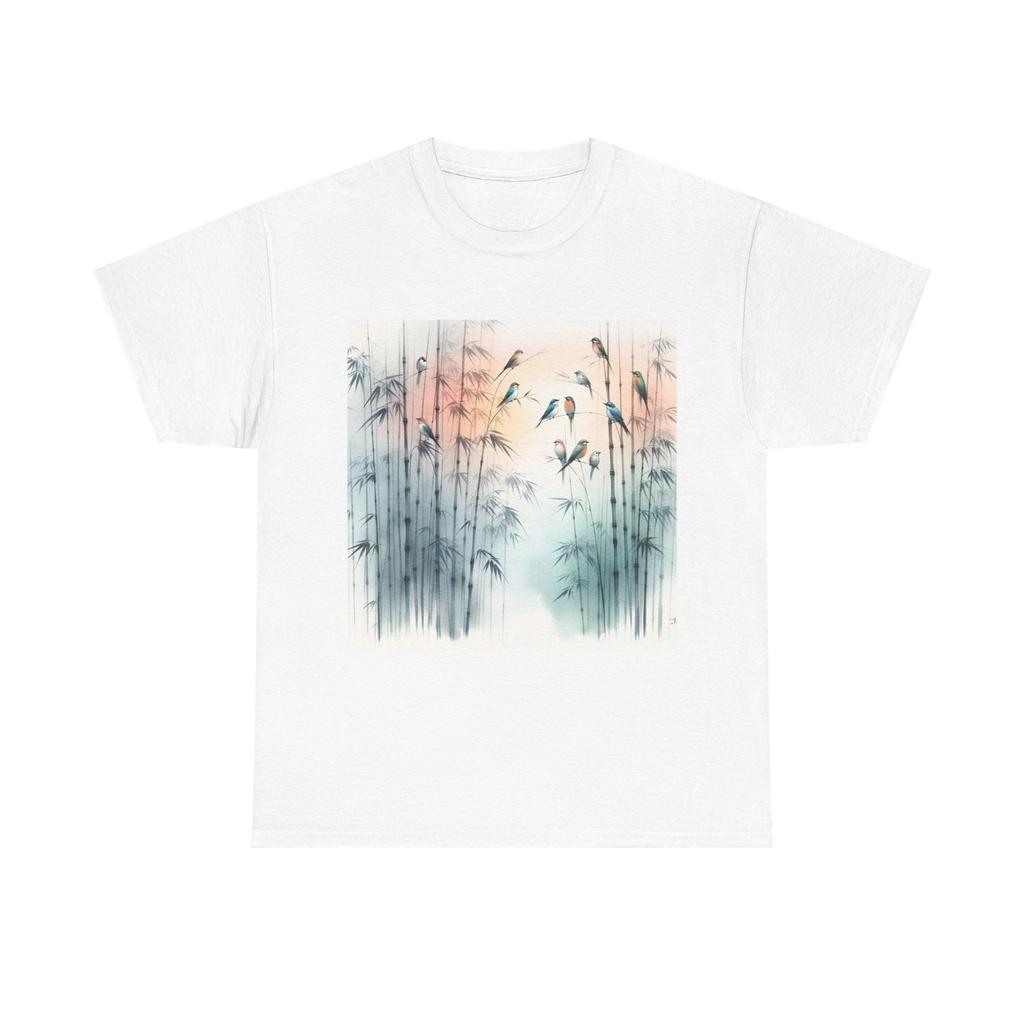Unisex Adult T Shirt Bamboo & Sparrow