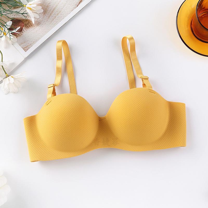 2022 Seamless Push-Up Bra for Women - Adjustable Spaghetti Straps, Side Support, Back Smoothing, No Underwire