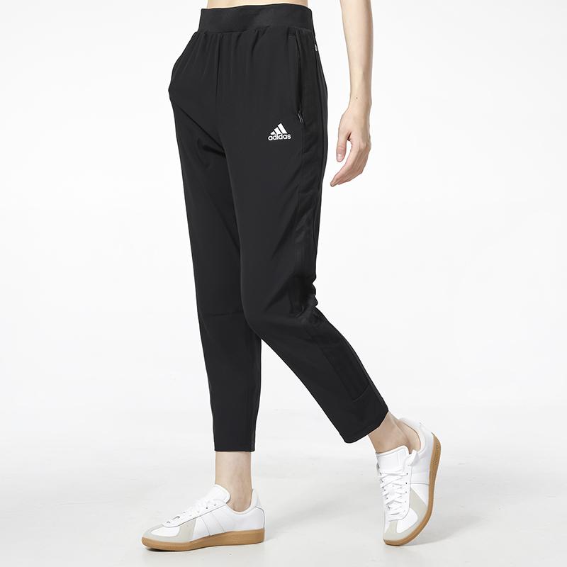 Adidas Mh 3S Lt Wv Pant Casual Solid Woven Sports Long Pants Women Pants Black HM7078