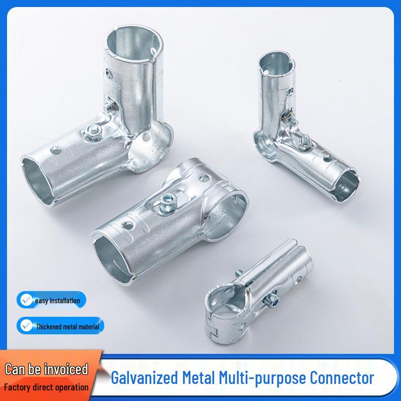 

25mm Multi-Directional Connector for Clothes Rack, Flower Stand, Workbench, Shelf, or Cart Assembly 20mm Two-way Connector
