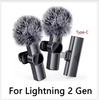 Wireless Lavalier Microphone Portable Noise Reduction Mini Microphone Audio Video Live Interview Recording For iPhone Mic