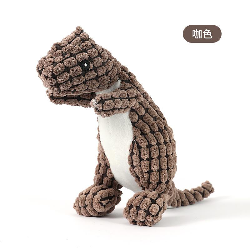 Pet dog toy gnaw resistant sounding dinosaur toy small dog plush golden retriever teddy big dog puppy