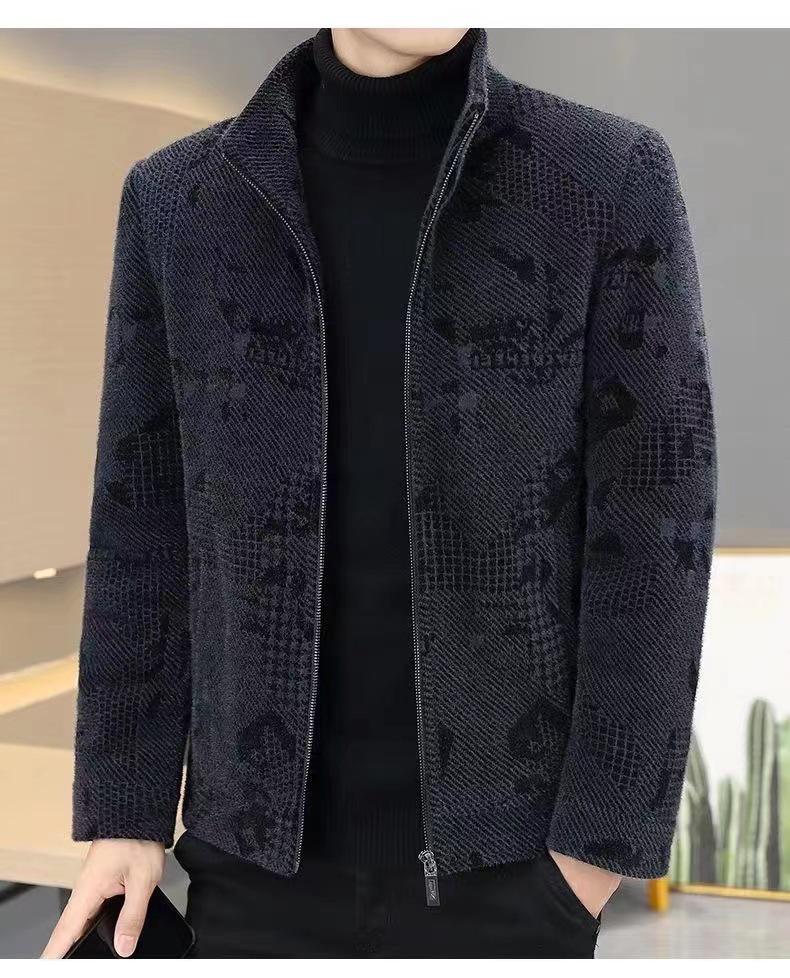 2025 Men's Thickened Woolen Autumn/Winter Casual Jacket Coat