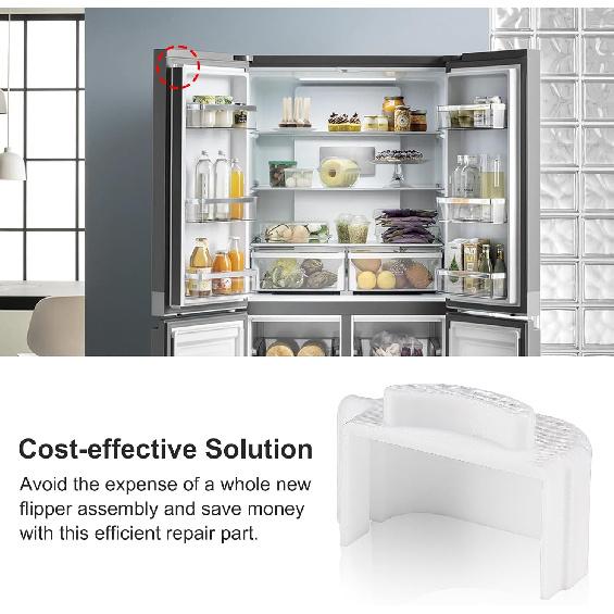 ELECTRAPICK For Samsung Refrigerator Door Flipper,Repair Part For Samsung(Mullion),RF28HDEDBSR Refrigerator Door Repair(White)