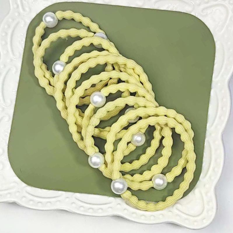 Candy Color High Elasticity Sports Hair Tie - No Damage Classic Ponytail Styling Accessory