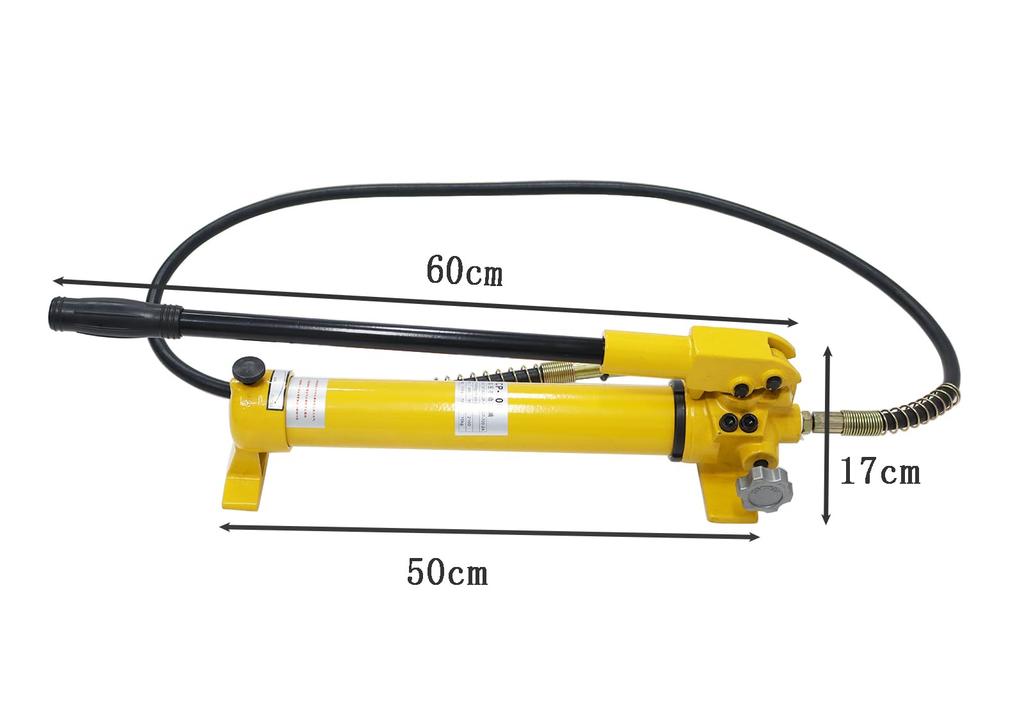 INTBUYING Hydraulic Jack Bottle Jack with Manual Pump 30 Ton Narrow Space