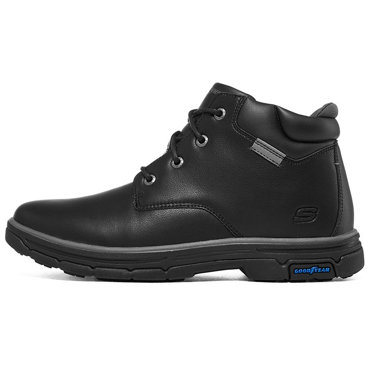 Skechers Segment 2.0 Slip Resistant Durable Ankle Boots Men boots Black 204394-BLK 41