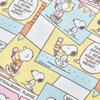 Nishikawa Snoopy Cool Blanket, Single, Washable, Cool Material, Yellow, FR05806600 PN5604BD, Ice Cream Pattern