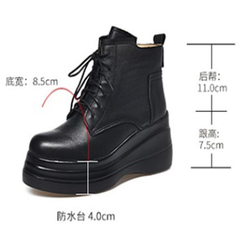 Fashion GKTINOO Shoes Women Boots Genuine Leather 2025 New Autumn Winter Zip Round Toe Retro Handmade Leisure Ankle Boots Size 33-40