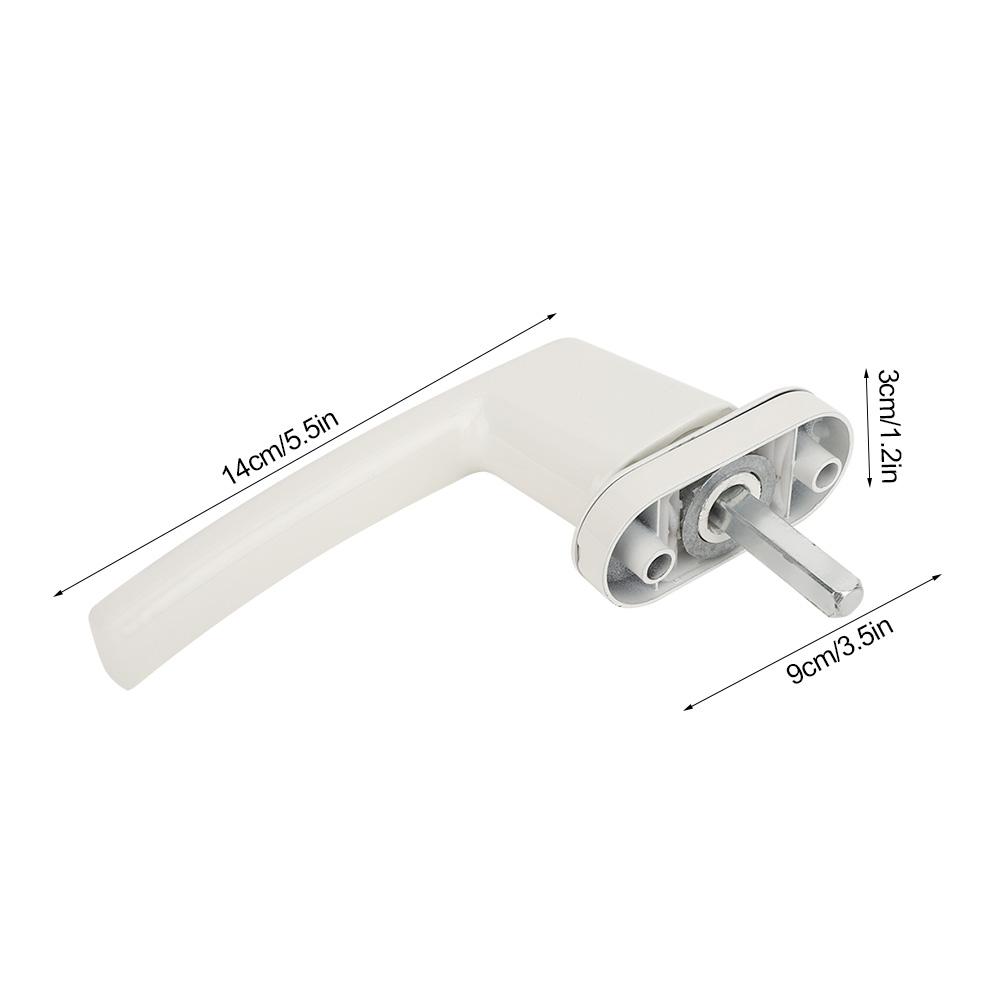 Mâner pentru fereastră din aliaj de aluminiu cu bază rotundă pentru fereastră din oțel din plastic cu deschidere plată