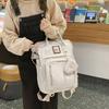 Portable Laptop Backpack Large Capacity Ins Shoulder Bag Wear-Resistant College School Bag  Travel