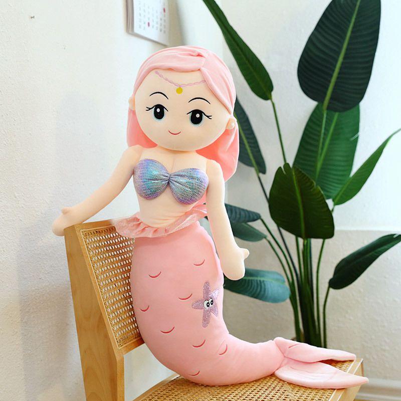 Mermaid Stuff Toy Stuffed Plush Soft Doll Cushion Girls Birthday Gifts Kids