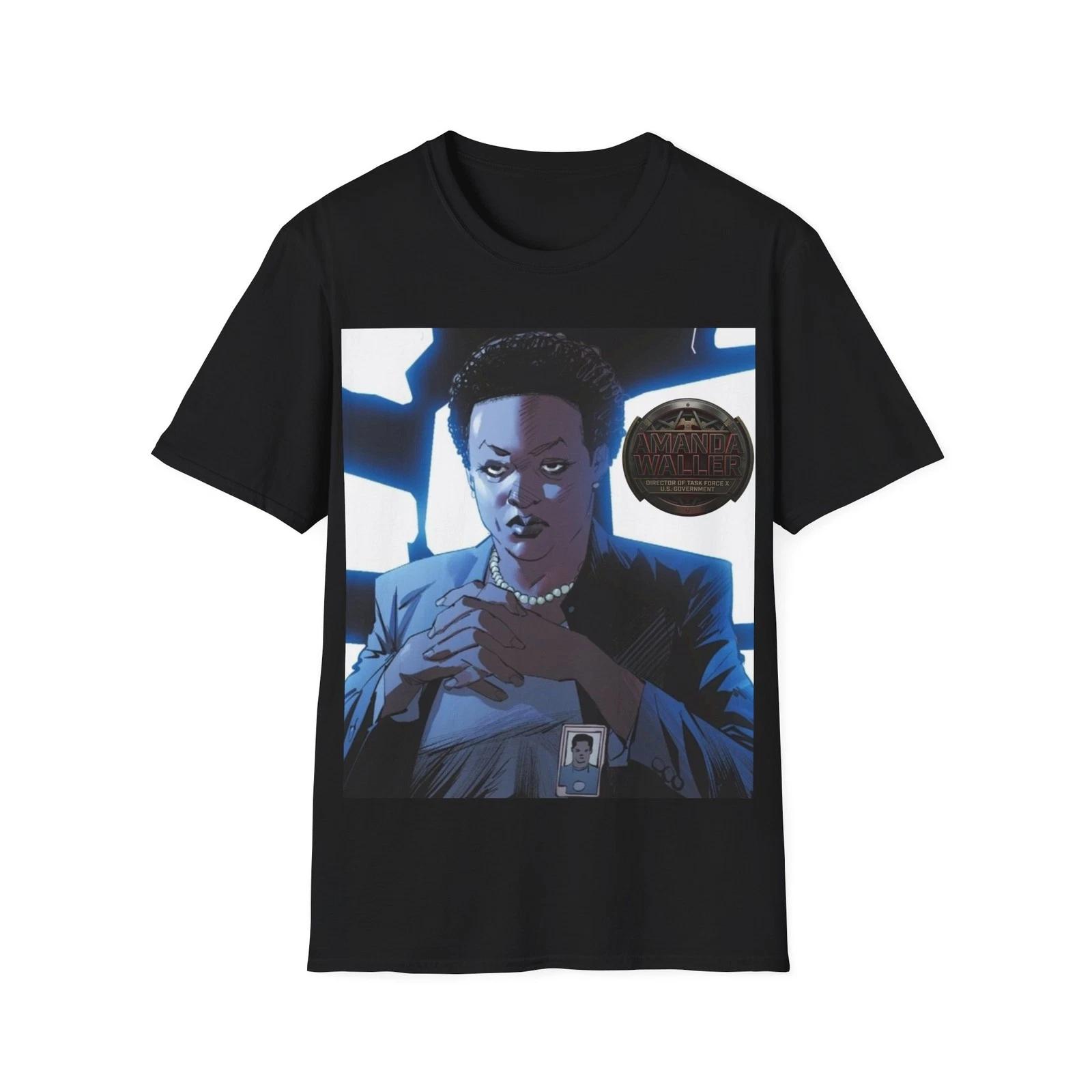 Amanda Waller T Shirt DC Comics Task Force X Tee 4XL