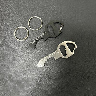 Multi-functional EDC Card: Keychain Bottle Opener, Hex Key, Pendant Screwdriver