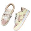 Fashion New 2024 Fashion Women's Sneakers Women's Vulcanized Shoes Pink Cute Fashion Women's Shoes Lace Up Skateboard Shoes Casual